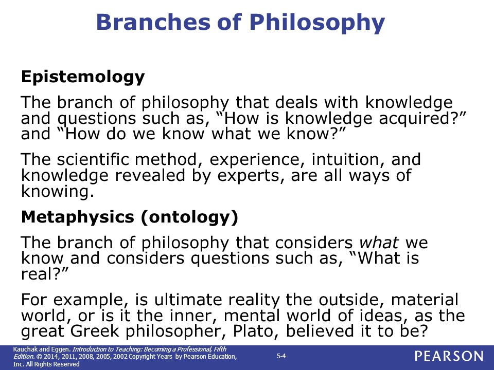 What You Need to Know as an Educator: Understanding the 4 Main Branches of Philosophy